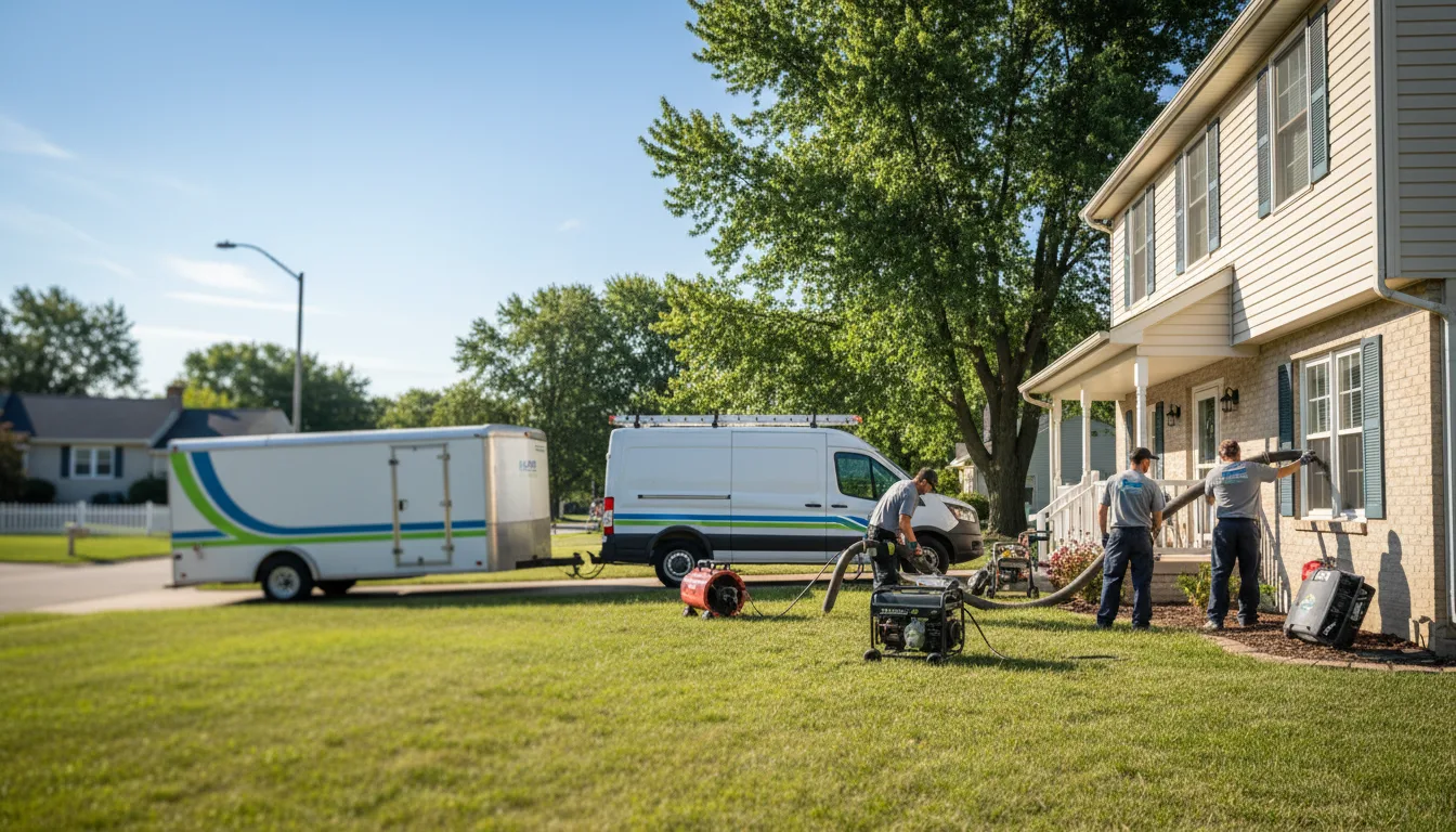 Flooded Basement Restoration And Cleanup With Repair in Anamosa, IA near me
